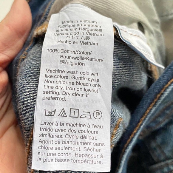 Madewell Jeans Mens 32X30 (32X 27) Slim Fit Medium Wash Straight Leg Classic - Picture 8 of 9